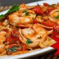 LINGUINI CON GAMBAS
