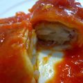 Rollitos de merluza, jamón y queso en salsa de[...]