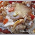 ENSALADA DE ARROZ CON SETAS, GAMBAS Y ALMEJAS