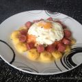 Arroz a la cubana con plátano