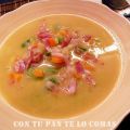 SOPA DE VERDURAS CON BACON