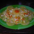 Ensalada con salsa de piña