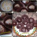 Bolitas de coco con chocolate