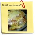 Tortillas con bechamel