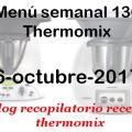 Menú semanal 136  con thermomix
