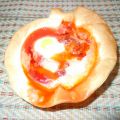CESTITAS DE CHISTORRA Y HUEVO DE CODORNIZ