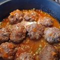 Hamburguesas al horno en salsa