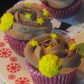 Cupcakes de galletas digestive y chocolate