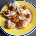 TOSTA HUEVO DE CODORNIZ Y CHISTORRA