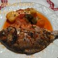 Dorada al horno a la portuguesa