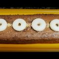 Pastel con nutella y filipinos