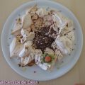 Pink Pavlova con aroma de frambuesa