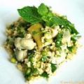 Ensalada de verduras y trigo burgol