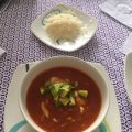 CREMA DE TOMATE CON POLLO