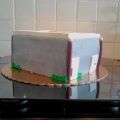 Tarta de sala de control para mis compañeros