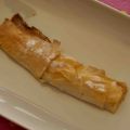 Rulo de plátano y chocolate