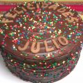 Tarta doble de chocolate