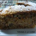 BIZCOCHO DE COCO, NUECES Y ZANAHORIA