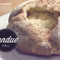 Fondue en pan redondo para 2
