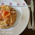 Risotto de pulpo
