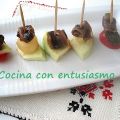 Anchoas con manzanas