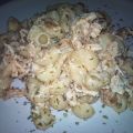 PASTA CON POLLO Y MAHONESA