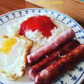 ARROZ A LA CUBANA CON LONGANIZA.