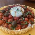 QUICHE DE TOMATITOS CHERRY Y BURRATA