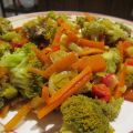 Verduritas al curry salteadas en wok