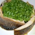 Lisa de estero con arroz verde