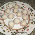 TRUFAS DE CHOCOLATE BLANCO, COCO Y LIMÓN