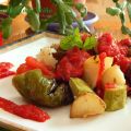 VERDURAS AL HORNO CON SALSA DE TOMATE