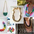 5 Diy: collares veraniegos