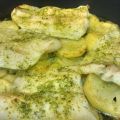 Pescado con patatas al horno