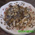 Revuelto de champiñones, setas de cultivo,[...]