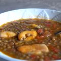 LENTEJAS ESTOFADAS con MEJILLONES