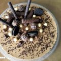 Tarta de dulce de leche y queso