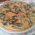 TORTILLA DE ACELGAS, PATATA Y POLLO