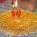 Tarta de melocotón