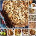 Pastel vegano de manzana con crujiente de avena[...]