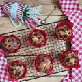 Muffins de plátano y pepitas de chocolate