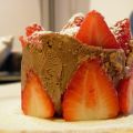 MOUSSE DE MASCARPONE AL CACAO CON FRESAS