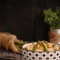 Quinoa con espárragos y tofu