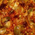 Alcauciles con salsa de tomate