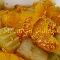 Ensalada de cardos y naranja