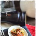 Ensalada templada de champiñón y jamón