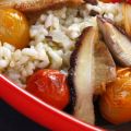 Arroz con hongos