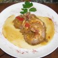 ROLLO DE TERNERA CON SALSA DE MANZANA