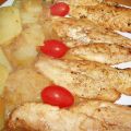 PATATAS A LA CERVEZA NEGRA CON DORADA