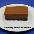 MOUSSE DE CHOCOLATE CON GELATINA DE ALBARICOQUE